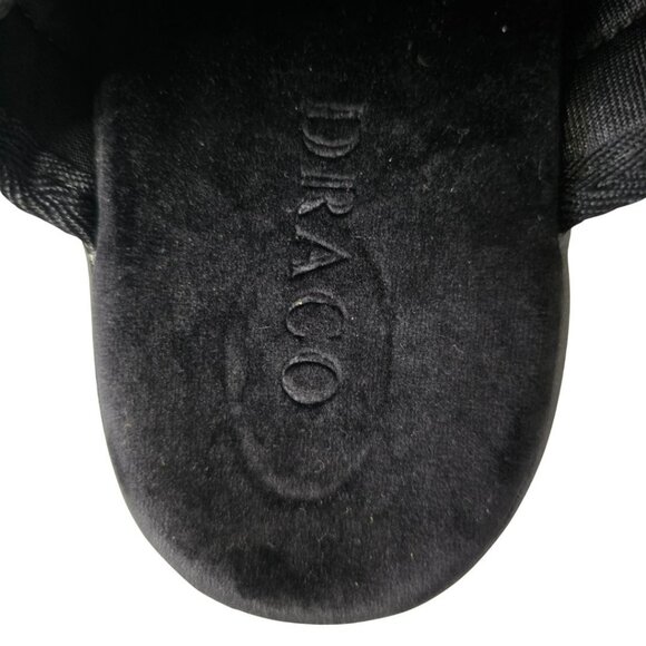 DRACO Slides Mens Shoes Size 5, 5.5, 6 Black Bandanna Sandals Bandana NEW + Bag - Picture 3 of 12